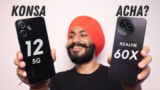 Best Budget 5G Phone Under ₹12000  realme narzo 60x vs Redmi 12 5G [upl. by Nikolai]