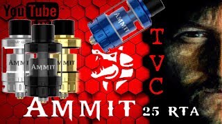 AMMIT 25 RTA By Geekvape Review And Build On TVC My Favorite Single Coil RTA [upl. by Rochester15]