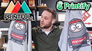 I Reviewed 1000 Of Printify amp Printful Samples Heres My Thoughts [upl. by Laitselec]