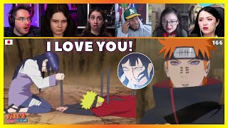 Hinata VS Pain  Reaction Mashup Naruto Shippuden 166 ナルト 疾風伝 [upl. by Ronnica637]