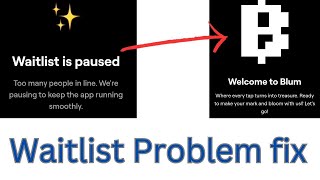 How to Resolve Blum Waitlist Pause Issue in a Few Simple Steps blum blumairdrop [upl. by Idnor]