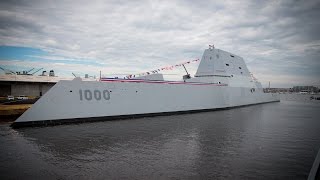 USS Zumwalt DDG 1000 commissioning [upl. by Janene]