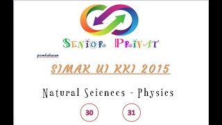 Pembahasan SIMAK UI KKI 2015 Natural Sciences PHYSICS No 30 amp 31 [upl. by Einial594]