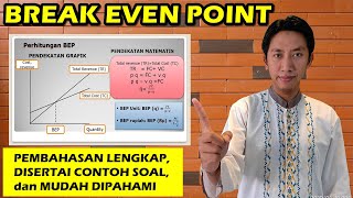 Cara Menghitung Break Even Point BEP  Analisis dan Contoh Kasus [upl. by Pearse173]