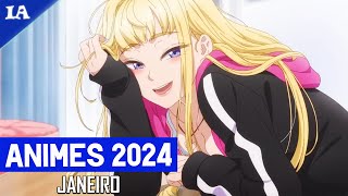 NOVOS ANIMES DE JANEIRO 2024  Guia de Temporada [upl. by Inttirb]