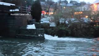 Rising Water Levels and Floods Returning to Sowerby Bridge [upl. by Awuhsoj]