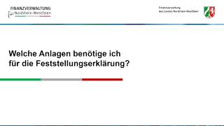 Grundsteuer mit ELSTER Diese Anlagen benötigen Sie für Ihre Feststellungserklärung [upl. by Tommi712]