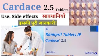 Cardace 25 Tablet  Benefits amp Side effects  Review in Hindi  फायदें  इसकी पूरी जानकारी  DJD😱 [upl. by Ardena]