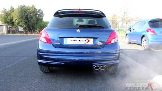 Peugeot 207 16 THP 16v 150hp with Milltek Sport exhaust and 211bhp [upl. by Philipp]