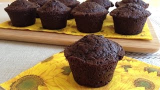 Muffins de Chocolate con Pepitas de Chocolate [upl. by Axe]