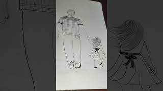 அப்பா🥰trendingshorts ytshorts drawing dadlittleprincess appa yttrending [upl. by Doehne]