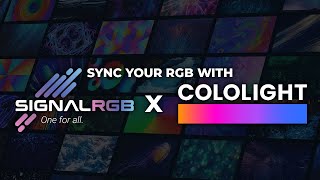 How to sync Cololight with SignalRGB [upl. by Milstone202]