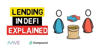 Lending And Borrowing In DEFI Explained  Aave Compound [upl. by Edahsalof]