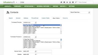 Working with Lists in Infusionsoft [upl. by Steel]