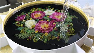 Amazing Table of Dry Flowers and Epoxy  Resin art OHE [upl. by Akihsan]