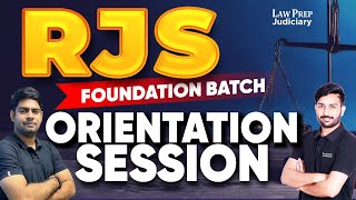 RJS Foundation Batch 2024 Orientation Session  Judiciary की तैयारी का पहला कदम [upl. by Huldah]