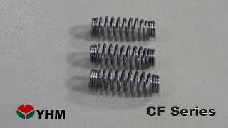 Compression spring WD 05mm｜CNC Compression Spring Machine CF310｜YHM [upl. by Ruttger975]