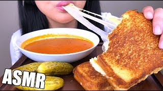 ASMR BEST GRILLED CHEESE SANDWICH  SOUP NO TALKING  ASMR Phan [upl. by Hanshaw]