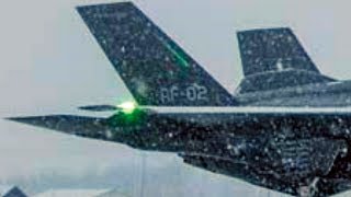 F35A Drag Chute Eielson AFB Alaska Test Winter Nov 2017 [upl. by Chevy]