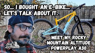 New EBike Day Meet my Rocky Mountain Powerplay Altitude A30 [upl. by Catriona704]