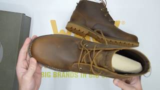 Timberland Larchmont Chukka  Medium Brown  Unboxing  Walktall [upl. by Skcirdnek]