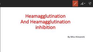 Hemagglutanation and Hemagglutanation inhibition [upl. by Sivrat]