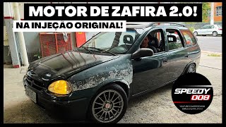 Corsa wagon com motor de zafira 20 usando a injeção original [upl. by Venuti]