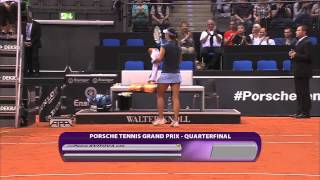 Night Session 26 April 2013  Porsche Tennis Grand Prix 2013 [upl. by Arraeic]