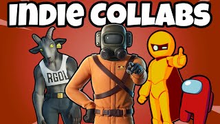 Indie Collabs In Fortnite [upl. by Lalat]