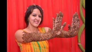 Beautiful Mehndi Ceremony  Silky Sakun [upl. by Elsa278]