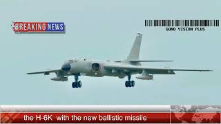 China’s H6K Bomber Spotted With New AirLaunched Ballistic Missile [upl. by Wheeler]