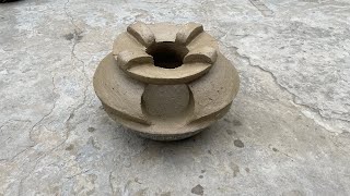 mitti ka chulha beautiful village life rural life mini chula stove wood stove mud stove [upl. by Aracaj817]