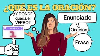 ¿Qué es la oración Enunciados y Oraciones [upl. by Belding]