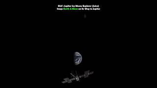 ESA’s Jupiter Icy Moons Explorer Juice Snaps Earth amp Moon on Its Way to Jupiter [upl. by Critta]