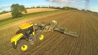 AWT Farm Service JCB4220 Cousins 12m RollAvadex 12th October 2015 YouTube [upl. by Bond]