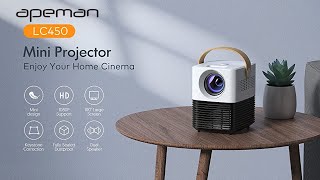 Apeman LC450  Mini video projector review [upl. by Maccarone996]