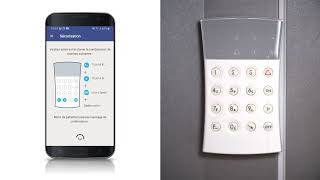 Comment associer son smartphone au système dalarme avec le clavier [upl. by Gaylene]