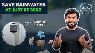 Save Rainwater In Just Rs 3000 By Using This Machine  Anuj Ramatri  An EcoFreak [upl. by Jehoash163]