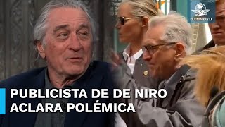 ¿Robert De Niro le gritó a manifestantes en Nueva York [upl. by Jensen775]