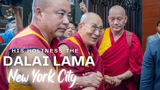 His Holiness the 14th Dalai Lama in NYC [upl. by Housum78]