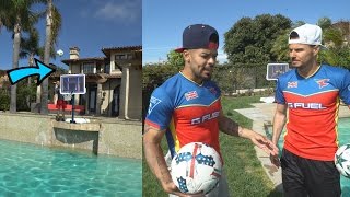 F2Freestylers vs FaZe  BACKYARD FOOTBALL TRICKSHOTS [upl. by Revned]