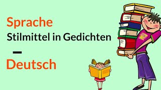 Analyse der Sprache bei Gedichten  Stilmittel  Lyrisches Ich  Satzbau  Zeitform  Interpretation [upl. by Eyar]