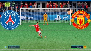 PSG vs MANCHESTER UNITED Penalty shootout FIFA 22 [upl. by Neri]