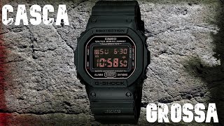 Review Casio Gshock 5600 MS  1 PtBr [upl. by Petrina]