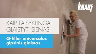 Kaip taisyklingai glaistyti sienas [upl. by Shelagh249]