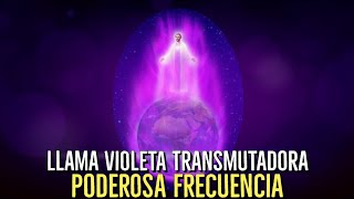 MÚSICA PARA TRANSMUTAR LO NEGATIVO EN POSITIVO  FRECUENCIA DE LA LLAMA VIOLETA [upl. by Aihtenak]