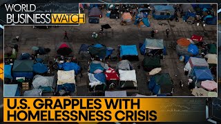 Over 70000 people in the US go homeless 2023  World Business Watch [upl. by Boelter]