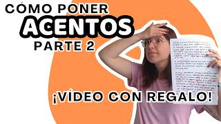 ¿Cómo poner acentos Parte 2 ¡¡CON SORPRESA FINAL [upl. by Pascasia]