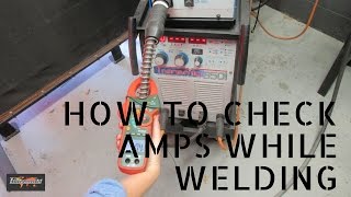 Clamp meter  How to check Amps while welding [upl. by Esenaj123]