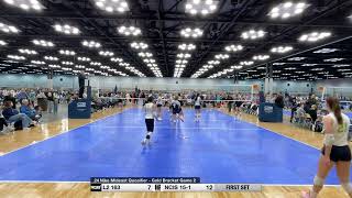 NCIS 151 Volleyball  24 Nike Mideast Qualifier  Elimination Round Gold Bracket  Game 2 vs L2 163 [upl. by Staal]